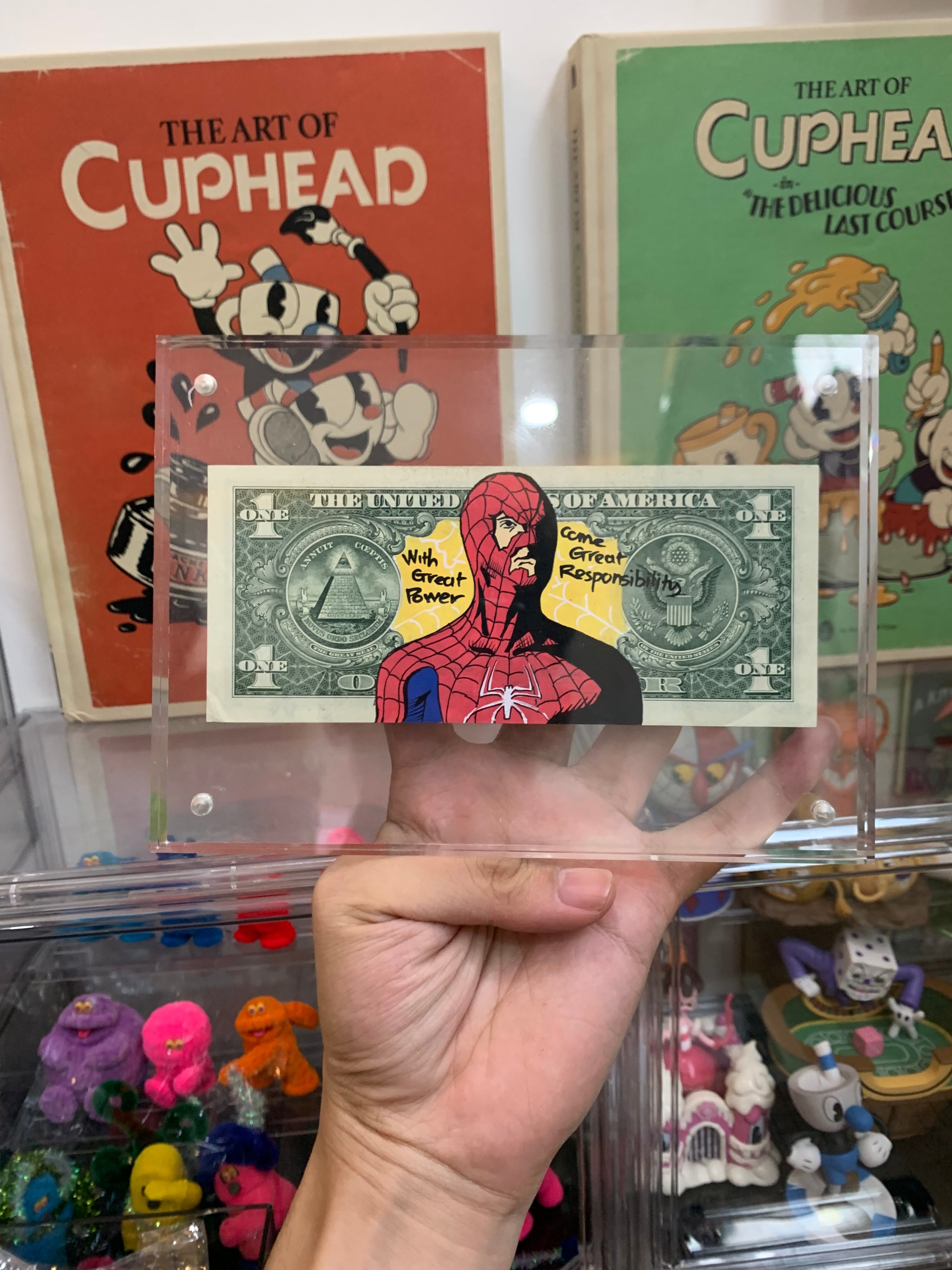 Limited 1-1 “Webslinger” Dollar Bill