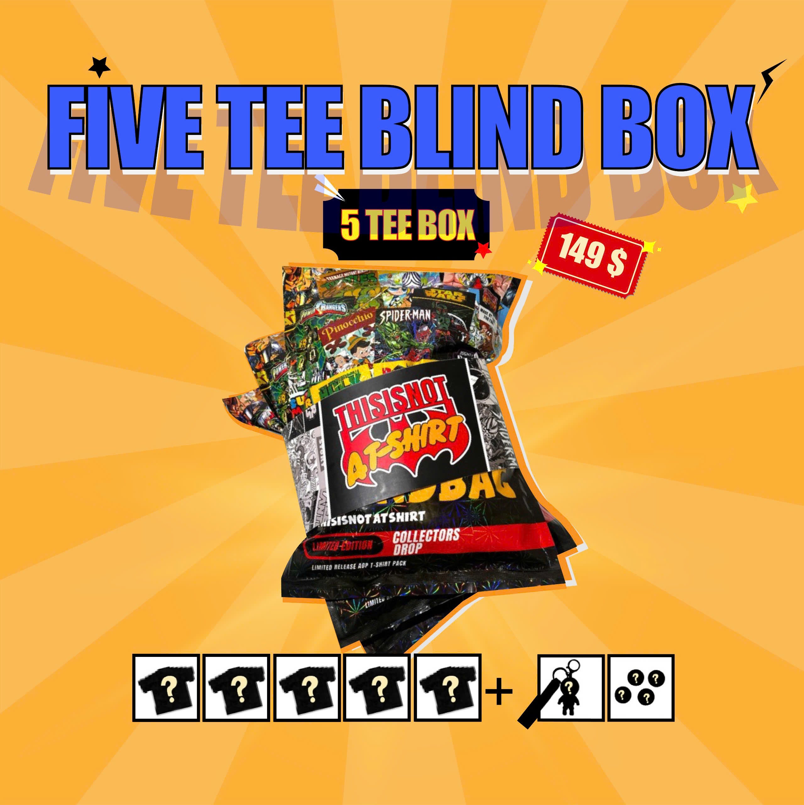 5 Tee Pack — Blind Box