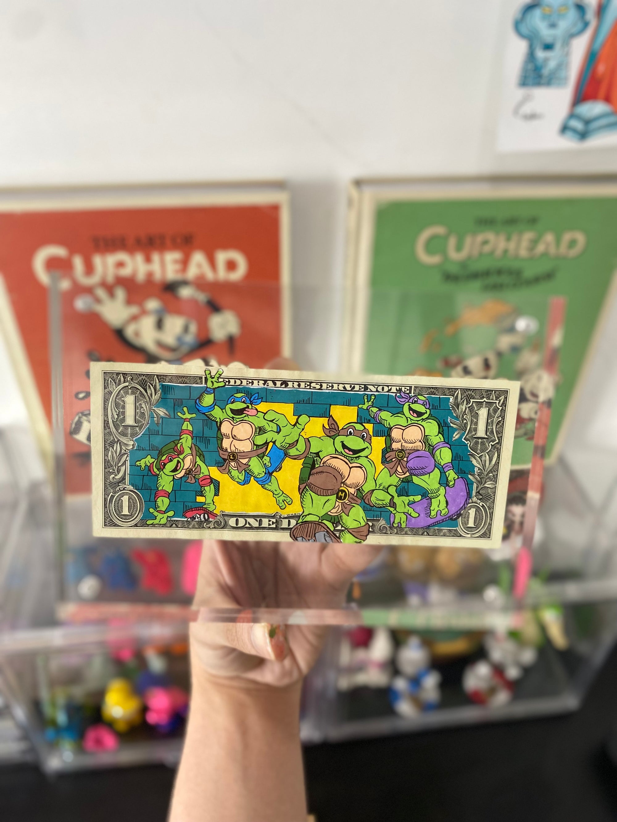 Limited 1-1 “Mutant Turtle” Dollar Bill