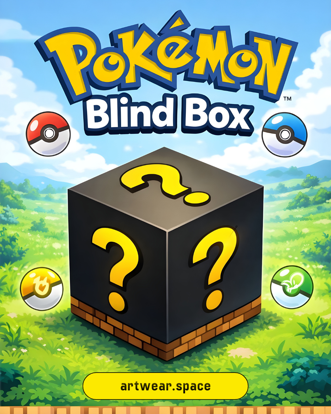 POCKET MONSTERS BLINDBAG (4pcs per pack)