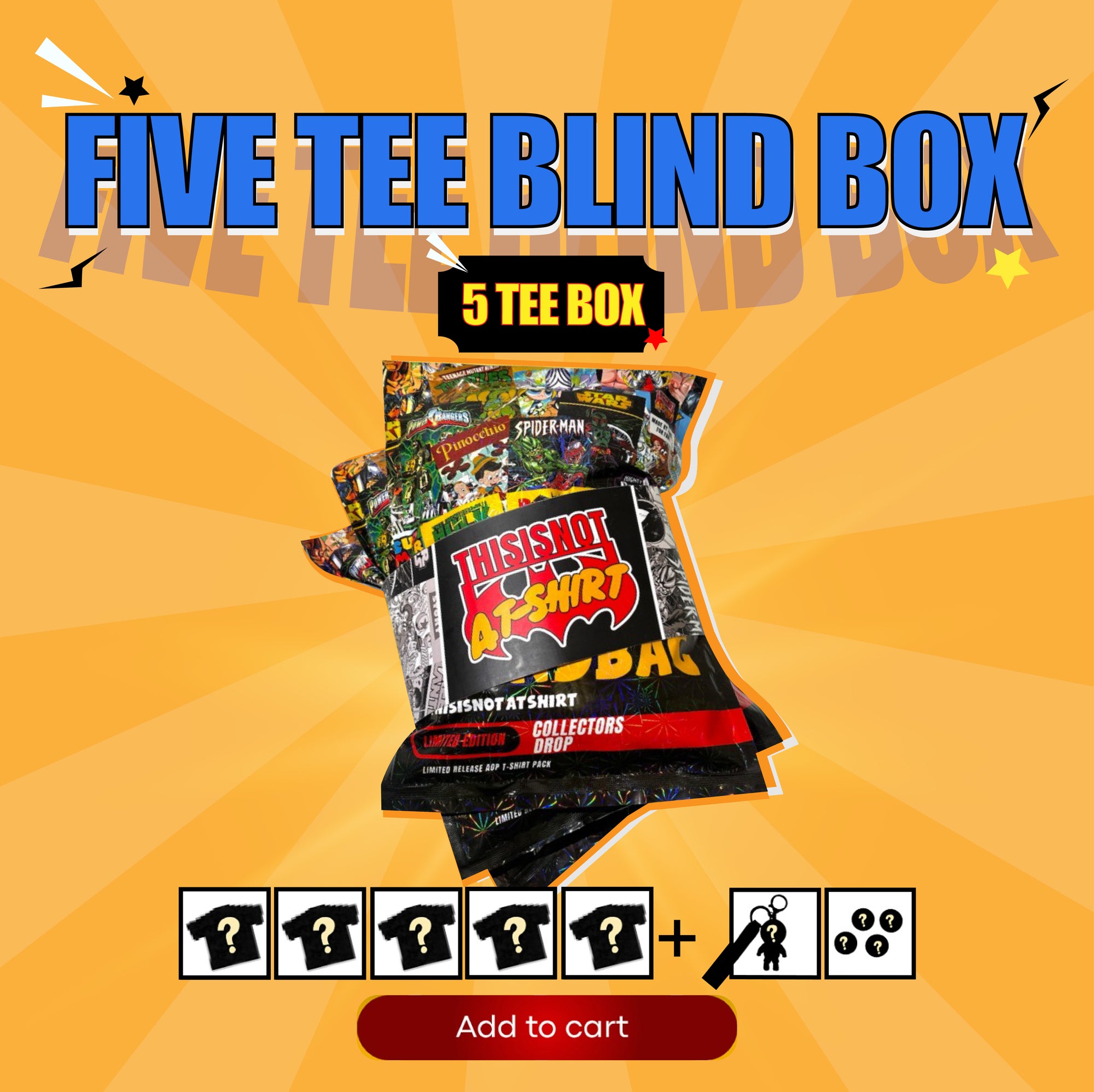 5 Tee Pack — Blind Box