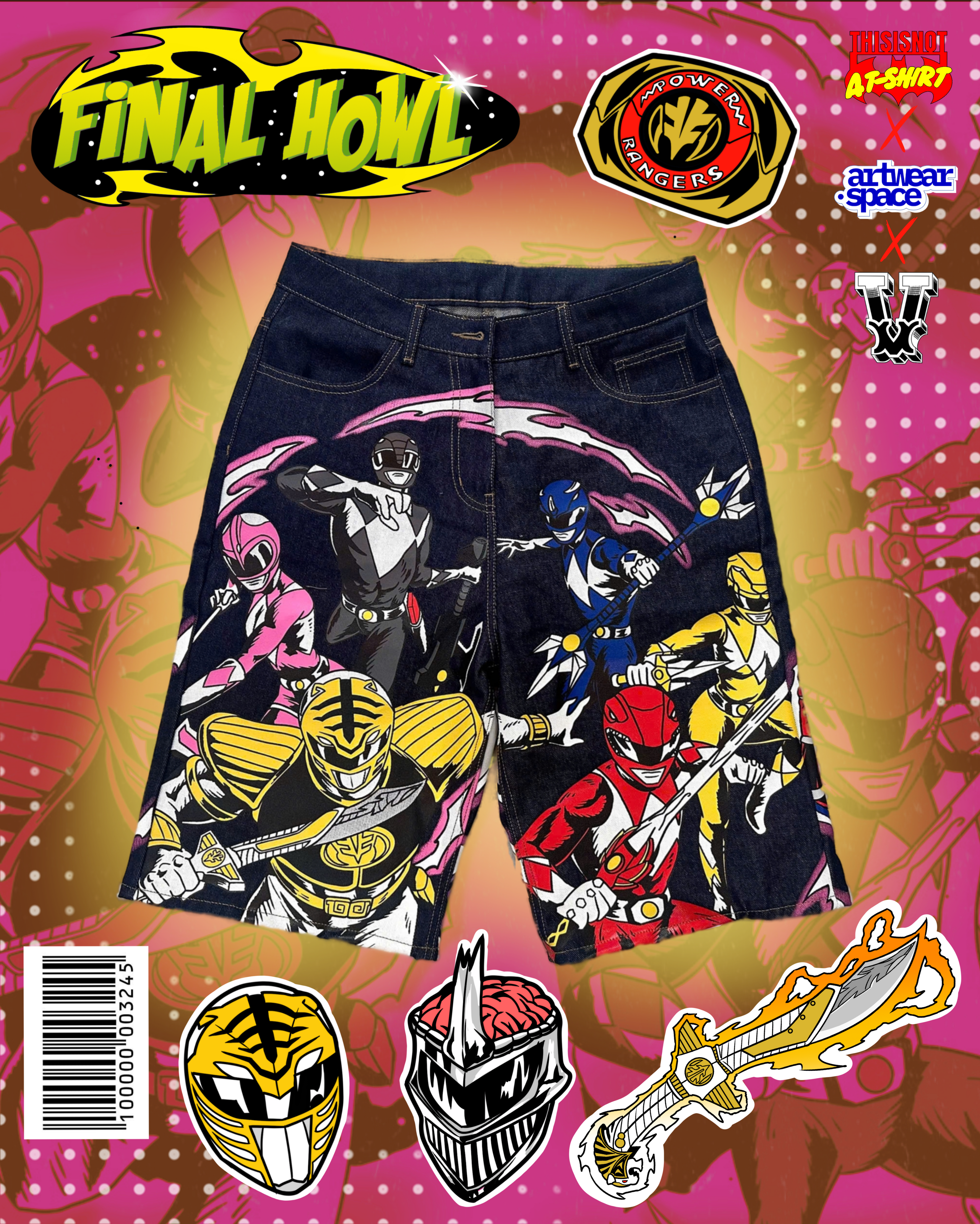 Final Howl Jorts - Raw Denim