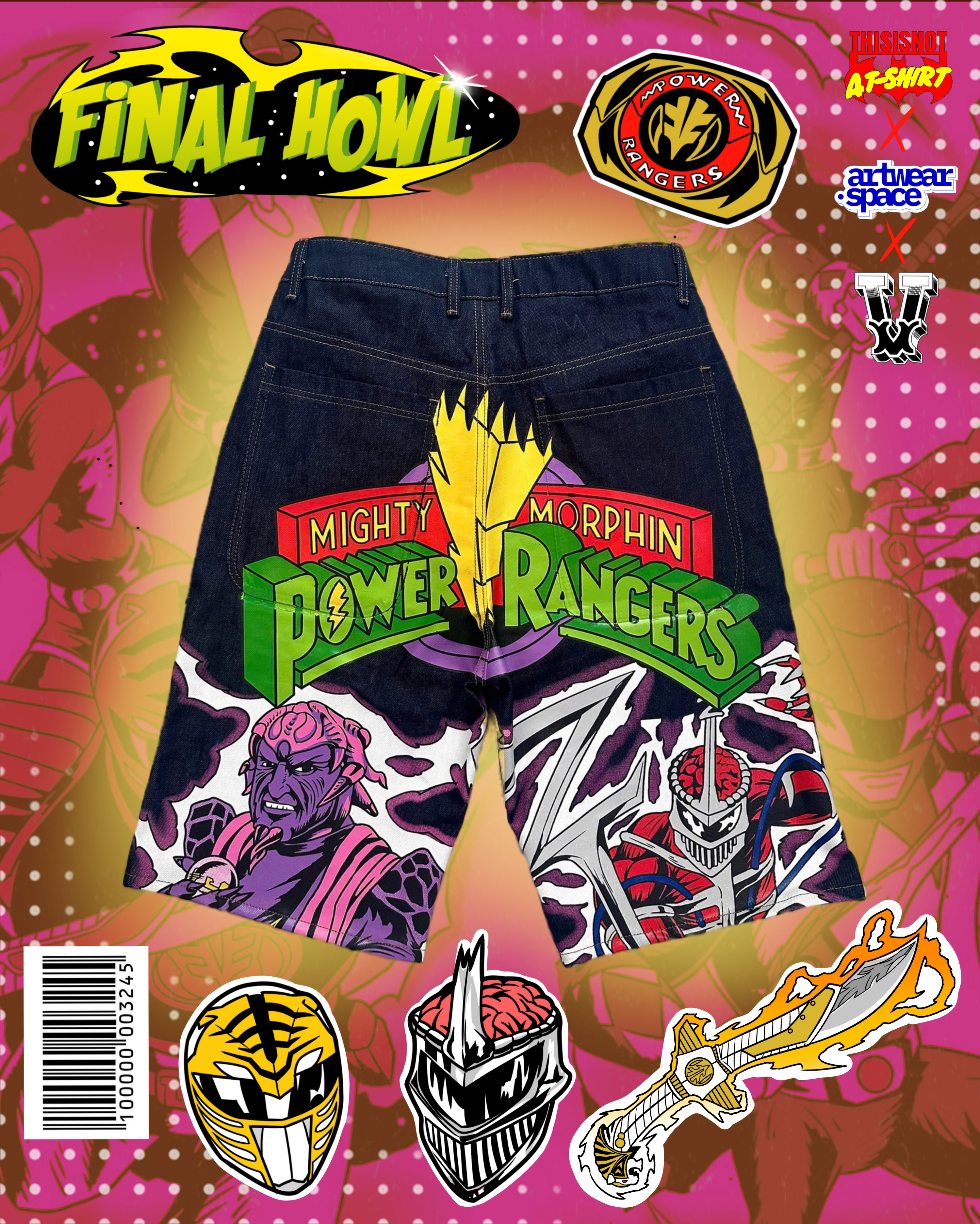 Final Howl Jorts - Raw Denim