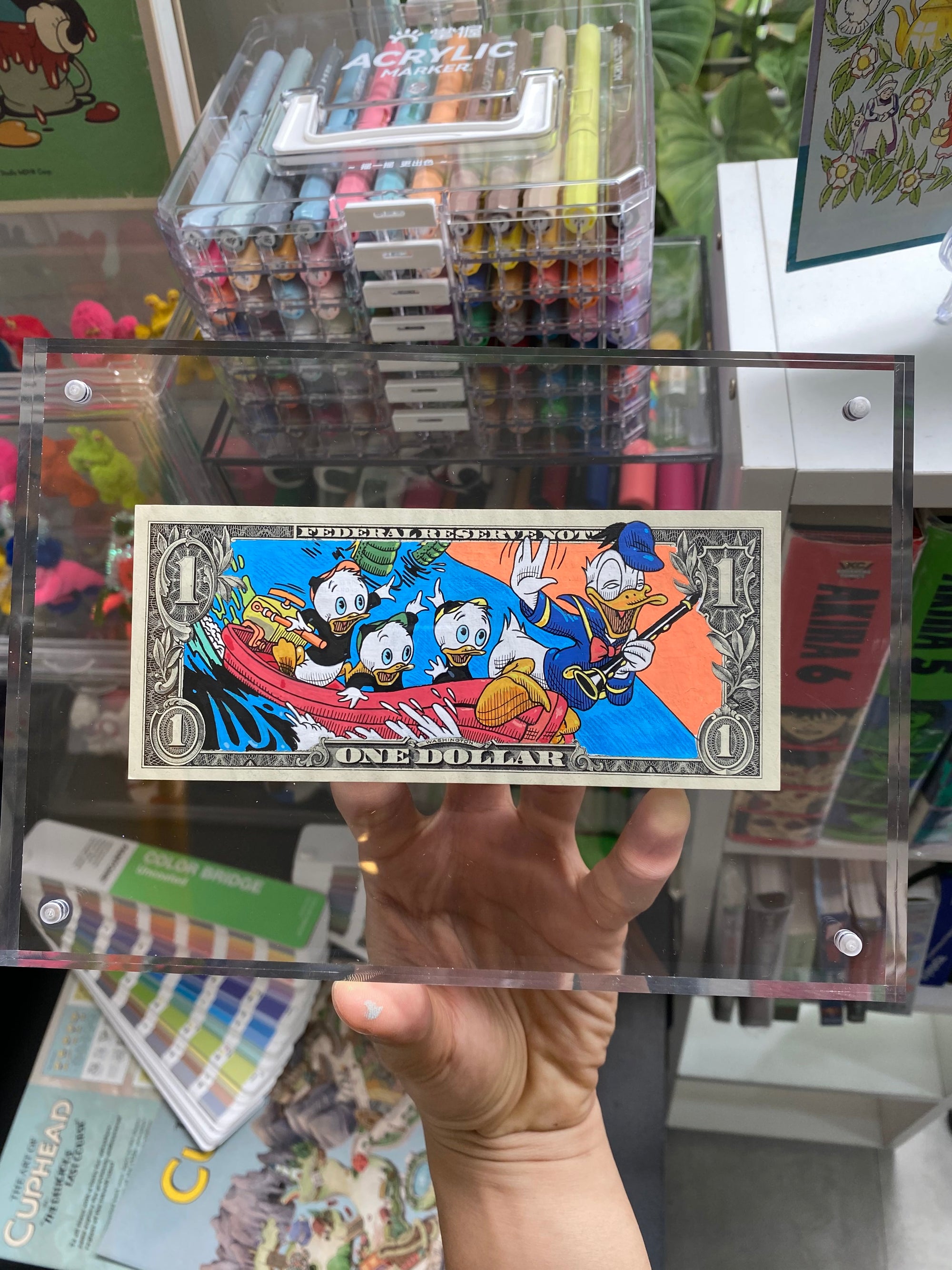 Limited 1-1 "THE DUCK" Dollar Bill