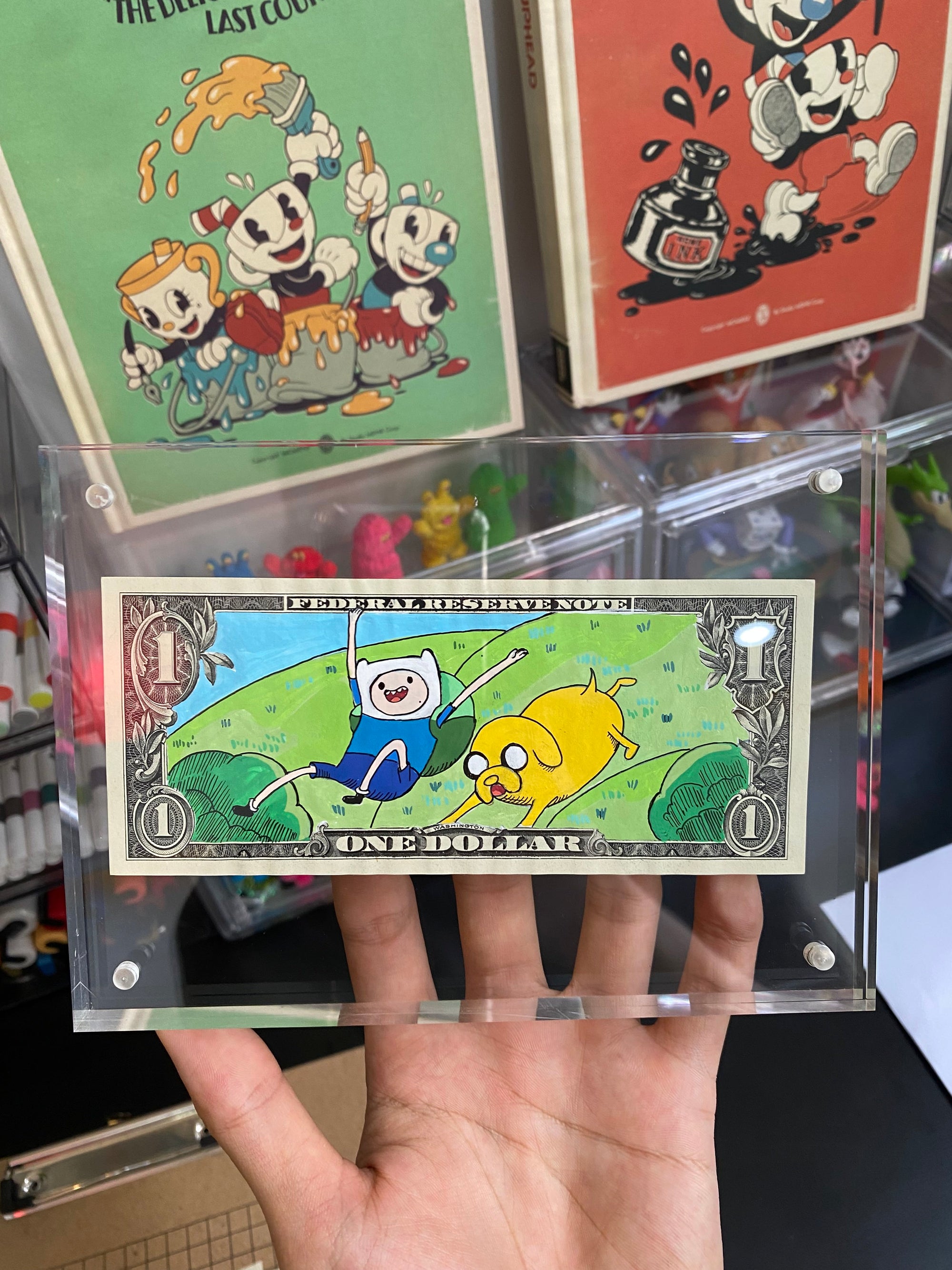 Limited 1-1 “Jake and Finn” Dollar Bill