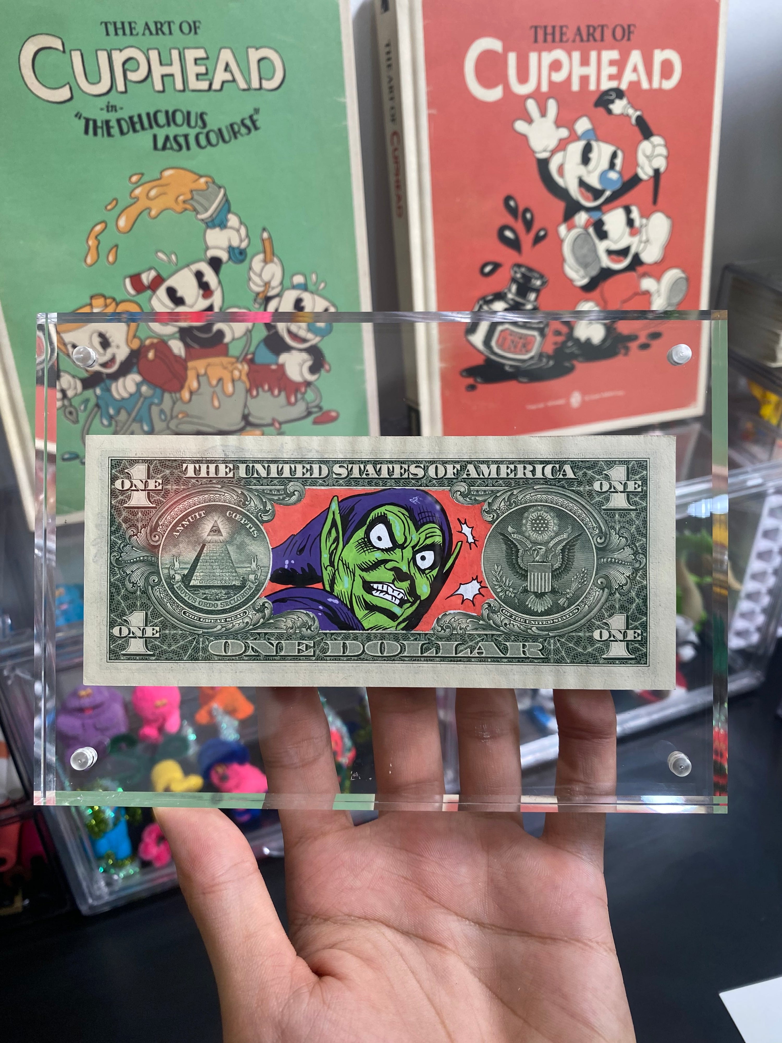 Limited 1-1 “Emerald Gremlin” Dollar Bill