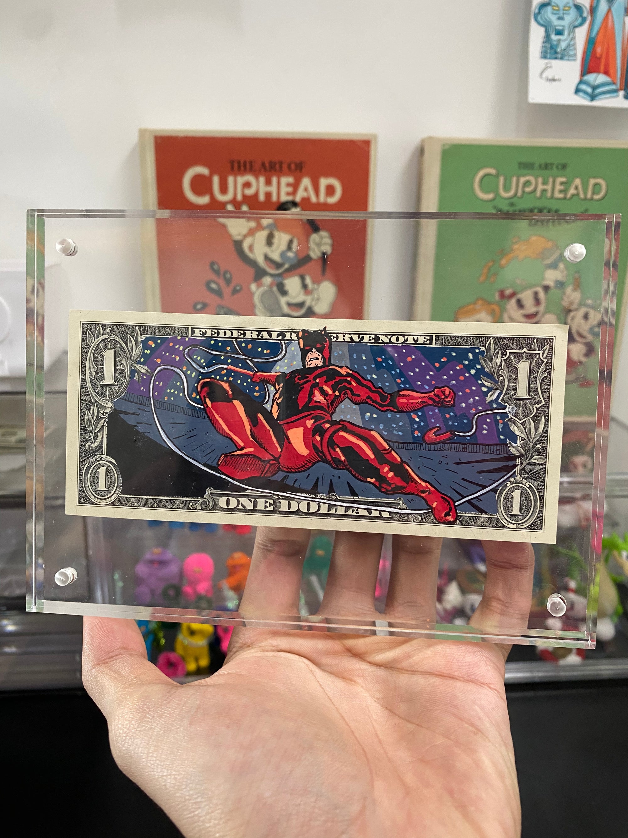 Limited 1-1 “Red Vigil” Dollar Bill