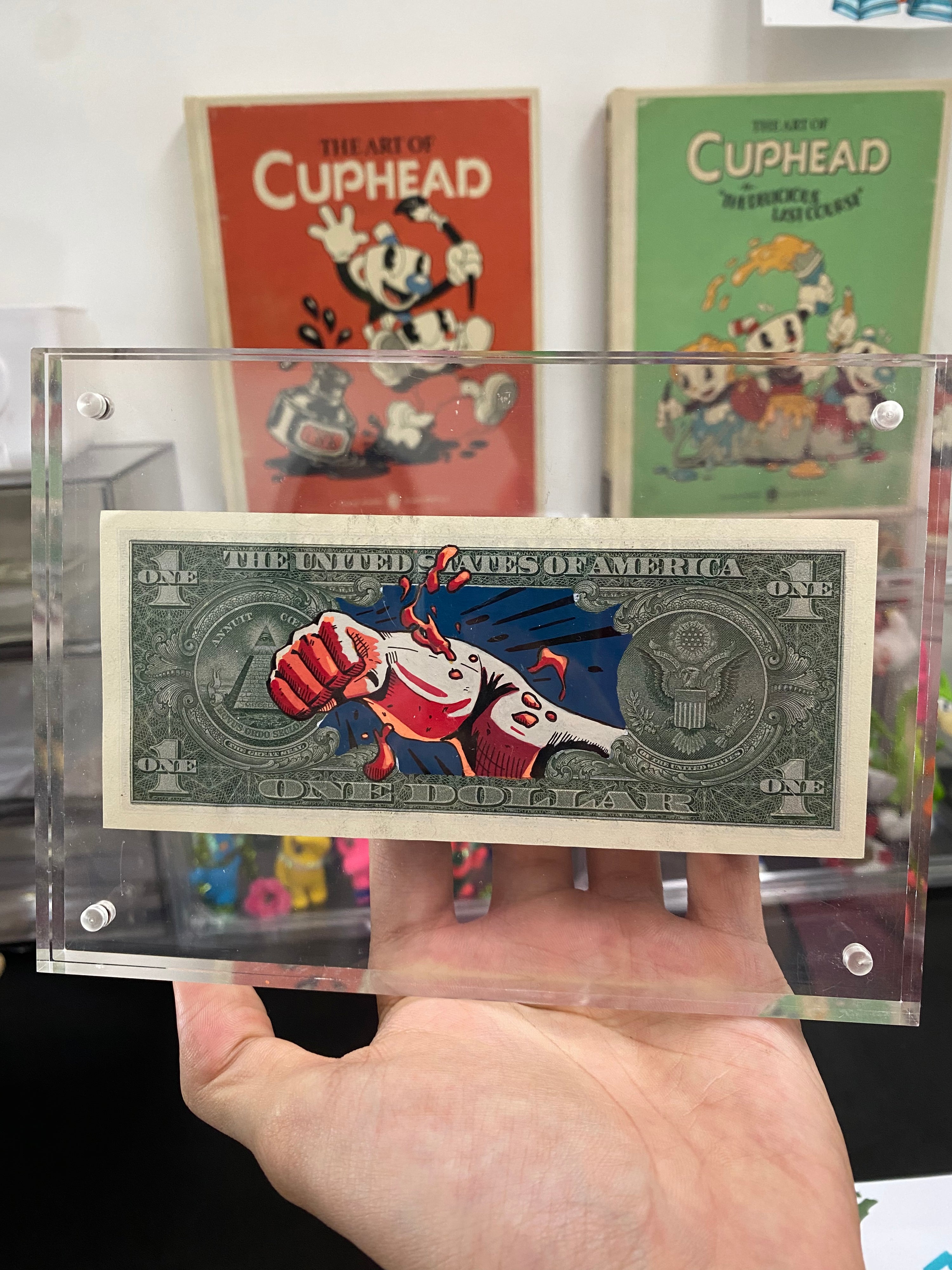 Limited 1-1 “Red Vigil” Dollar Bill