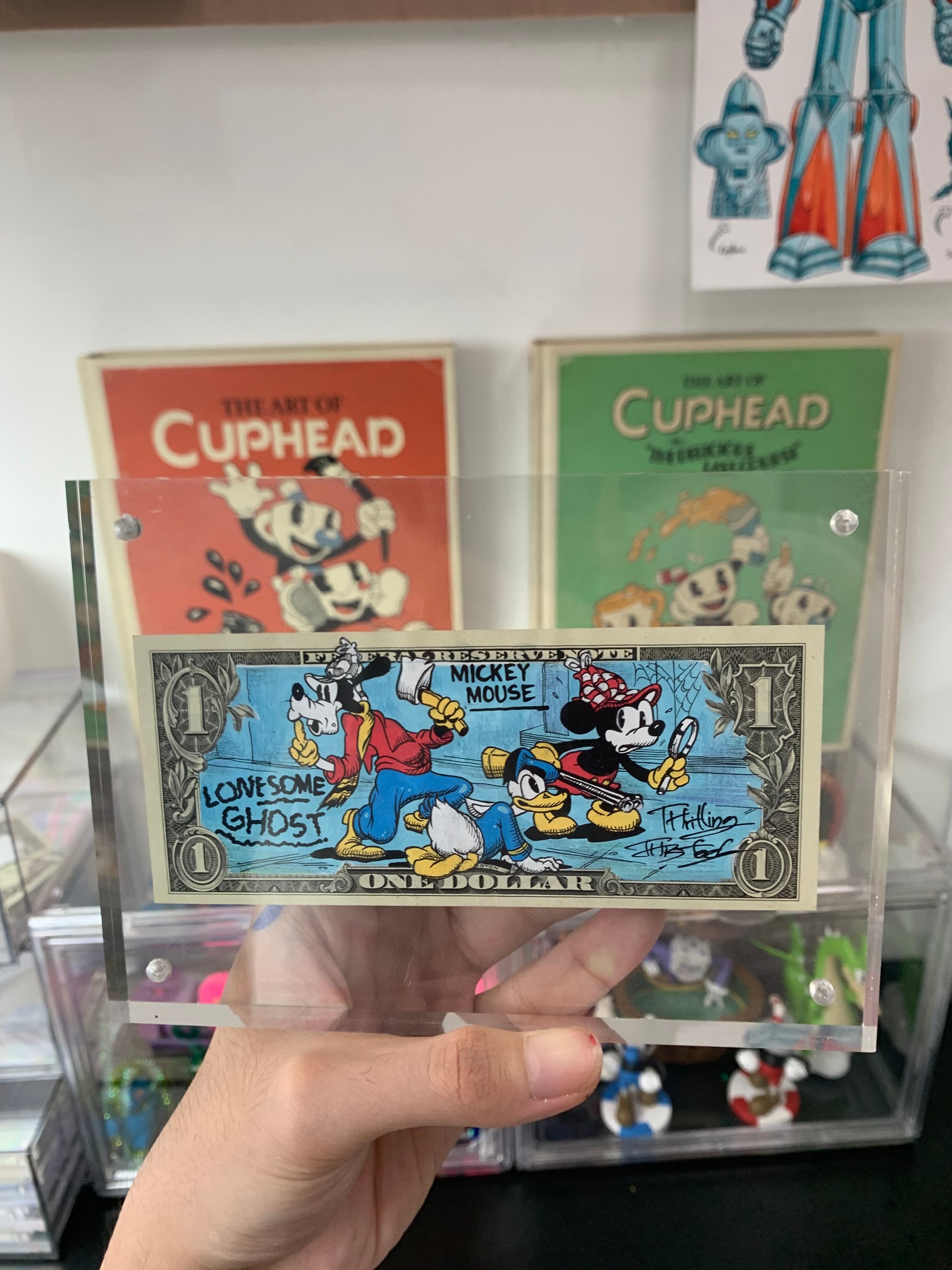 Limited 1-1 “Mickey Ghost” Dollar Bill