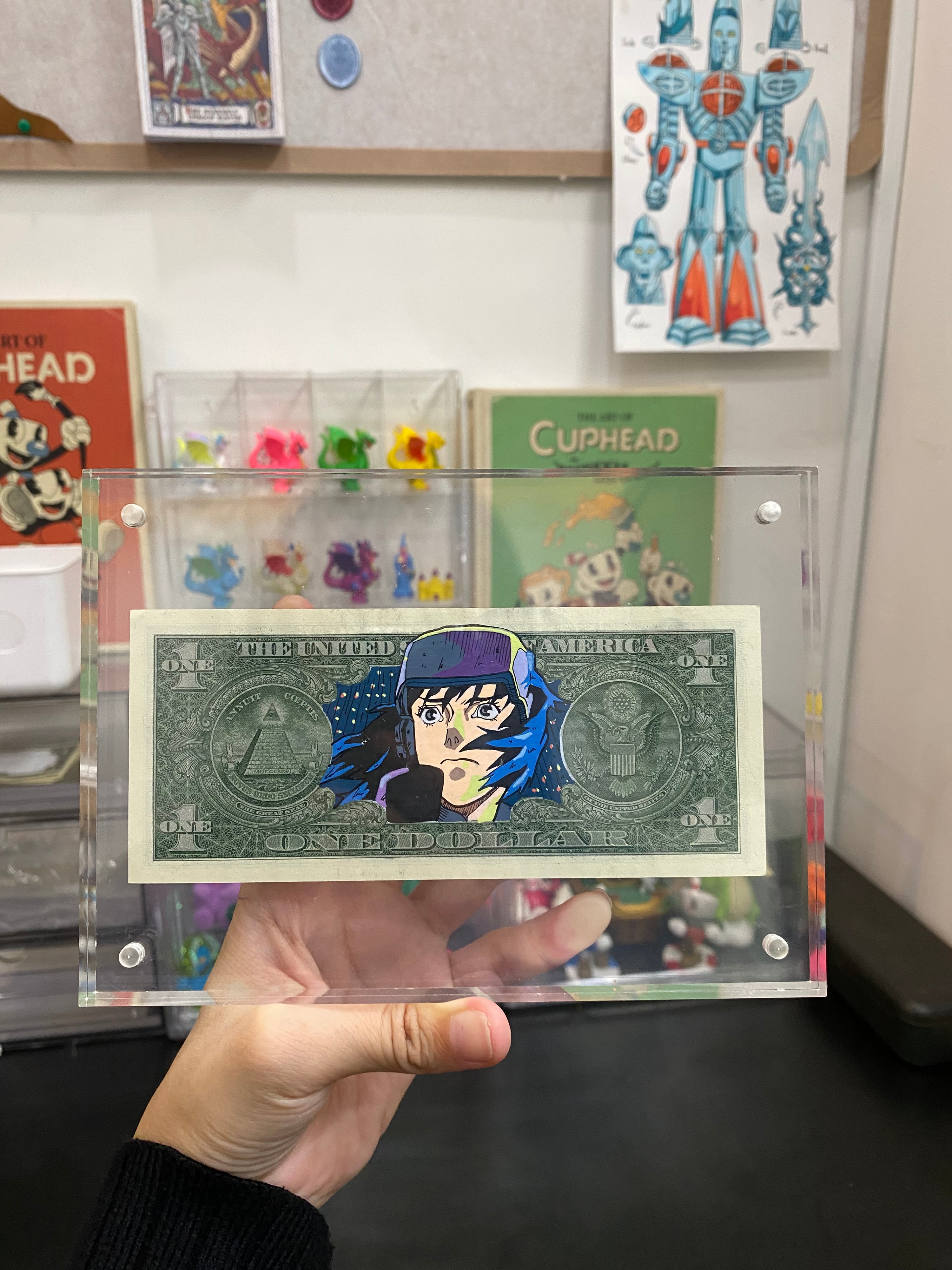 Limited 1-1 “Neon Mind” Dollar Bill